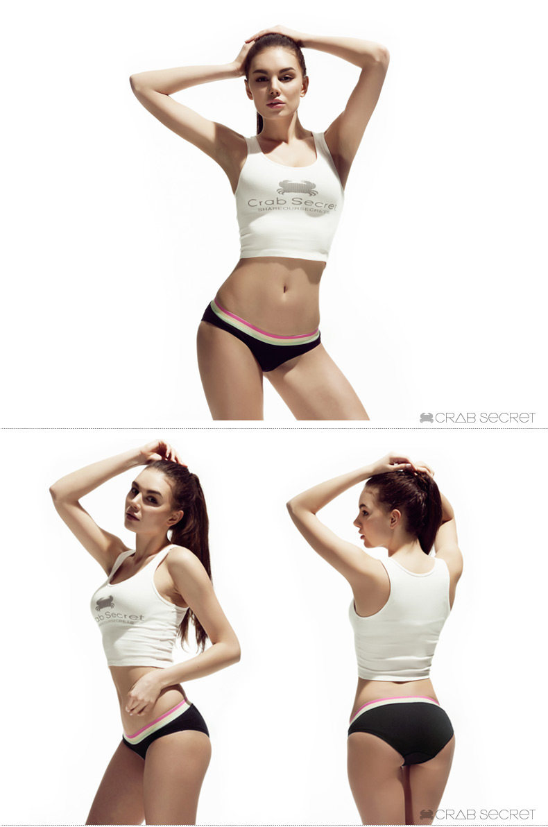 Slip jeunesse CRAB SECRET SHS-rainbow en coton - Ref 668550 Image 14