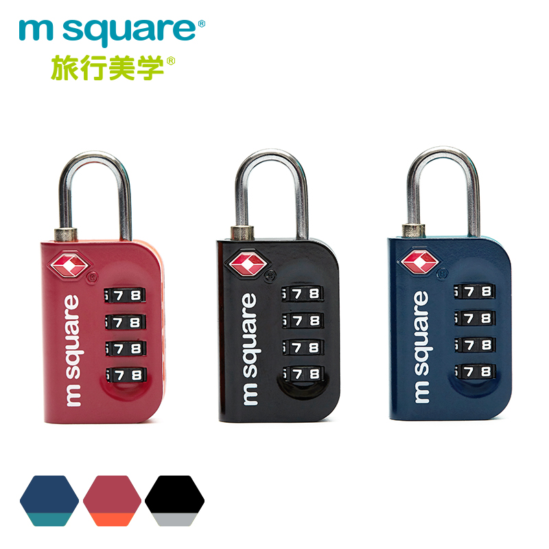 Travel Abroad Customs Lock Tsa Code Lock Pull-Box Luggage Suitcase Theft-Proof Customs Clearance Lock Suitcase Padlock