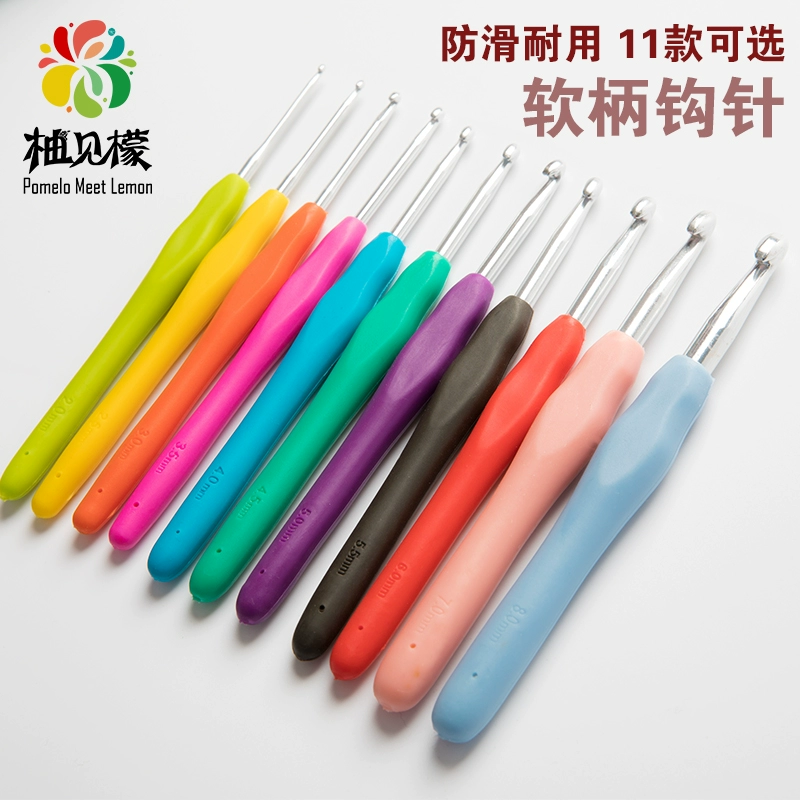 Tự làm áo len đan bằng tay móc kim xử lý kẹo màu móc giày em bé mềm Crochet Tool Kit - Công cụ & vật liệu may DIY