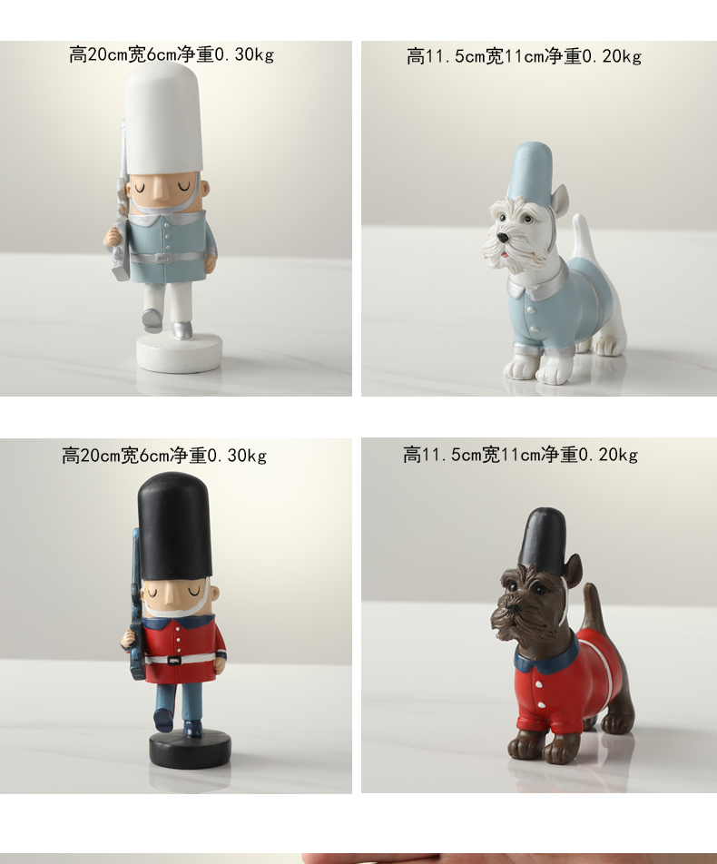 Nutcracker bù nhìn người lính trang trí nhà sáng tạo phòng khách TV tủ trang trí phòng hiển thị đạo cụ chụp trang tri phong tro