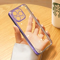 Фиолетовый титан [ультратонкий и полупрозрачный ★ мягкий корпус, защищающий от падения] поставляется с закаленной пленкой.