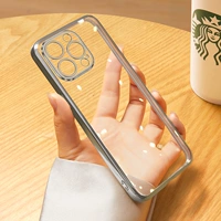 Титан оригинального цвета [ультратонкий и полупрозрачный ★ мягкий корпус, защищающий от падения] поставляется с закаленной пленкой