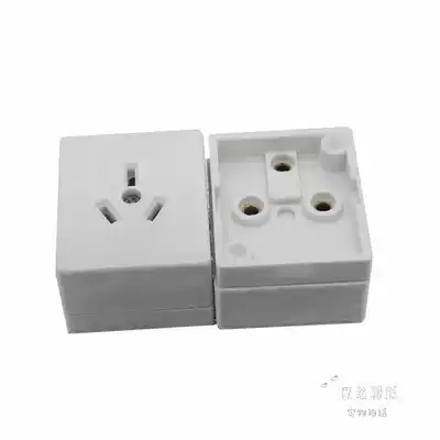 New product Senfeng 10A surface-mounted socket Power outlet wiring board Emergency lighting charging pile socket Three-pole socket