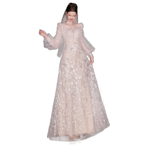 odelia2024 new style Laila wedding dress for brides with small body light gauze dress French light wedding dress