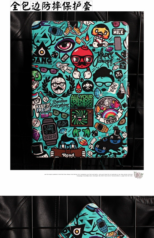 Apple ipad bảo vệ tay áo mới 2018ipad bao gồm tất cả air2 silicone thả kháng mini4 2017 mới da ipad tablet vỏ A1822 A1893 ròng đỏ Mini2 vỏ mềm - Phụ kiện máy tính bảng