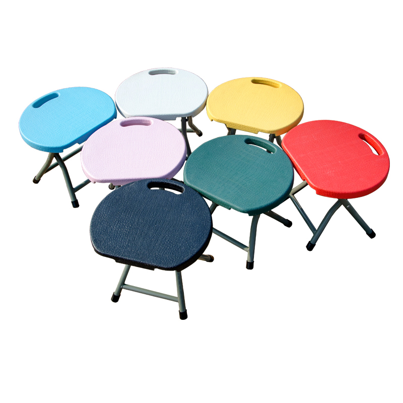 Folding Chair Home Small Stool Folding Stool Portable Outdoor Casual Chair Thickened Plastic Ground Stall Night Market Stall