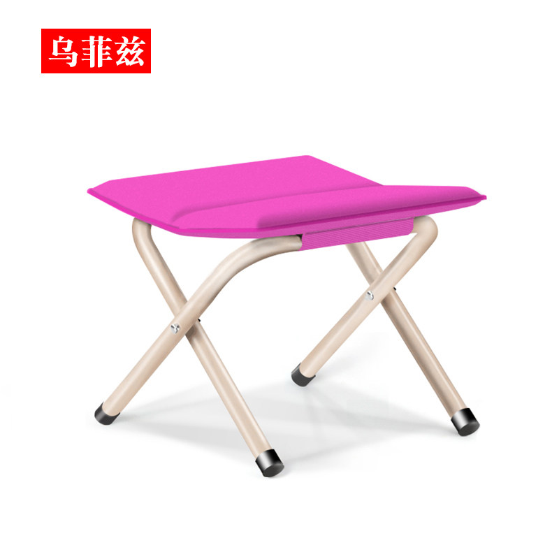 Folding stool Outdoor pony tie folding portable adult fishing stool Small bench Small stool footstool