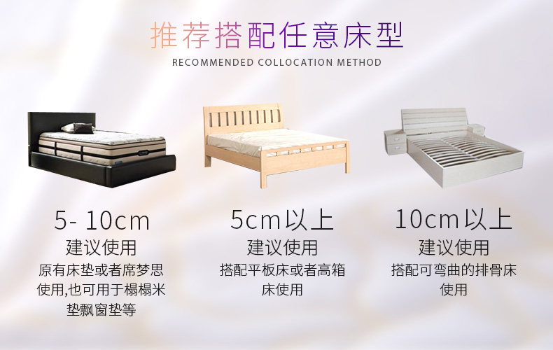 nệm cao su Blancpain nhập khẩu từ Thái Lan 5cm10cm 1,5m đôi / 1,8 Mi Simmons tatami mềm tự nhiên - Nệm nệm ngủ