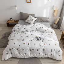 Hipster cartoon thick warm spring and autumn feather velvet cotton quilt cotton quilt core single double bed cotton quilt