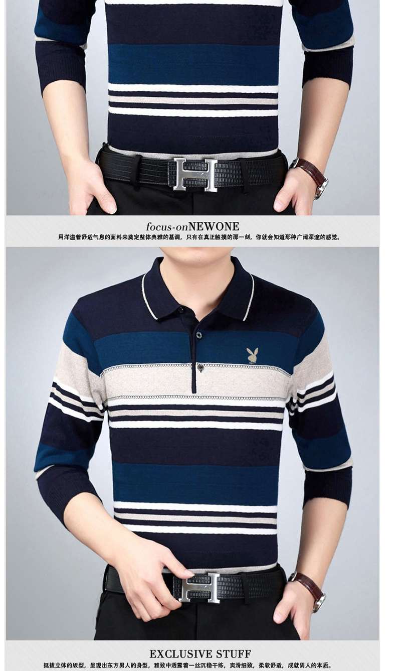Bố mặc áo thun dài tay nam trung niên 40-50 tuổi cotton cộng với size cộng với áo sơ mi nhung dày trung niên áo thun unisex