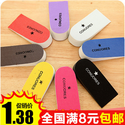 9 9 Korean fashion hot-selling men's women's inner height-increasing insole invisible breathable half pad multi-color selection