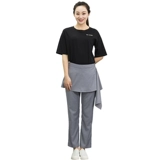 Модный эластичный фартук, юбка, штаны, хлопковая футболка, коллекция 2022