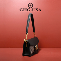 GHG light luxury brand high-end womens armpit bag leather small bag 2021 new trendy messenger bag summer
