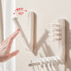 Foldable universal clothes hanger storage rack