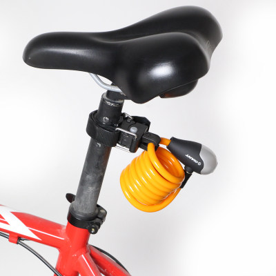 Teantegiant Giant Mountaineering Car Lock Cushion Lock Steel Cable Lock 1 5 m GX40 Cushion Lock Riding Accessories