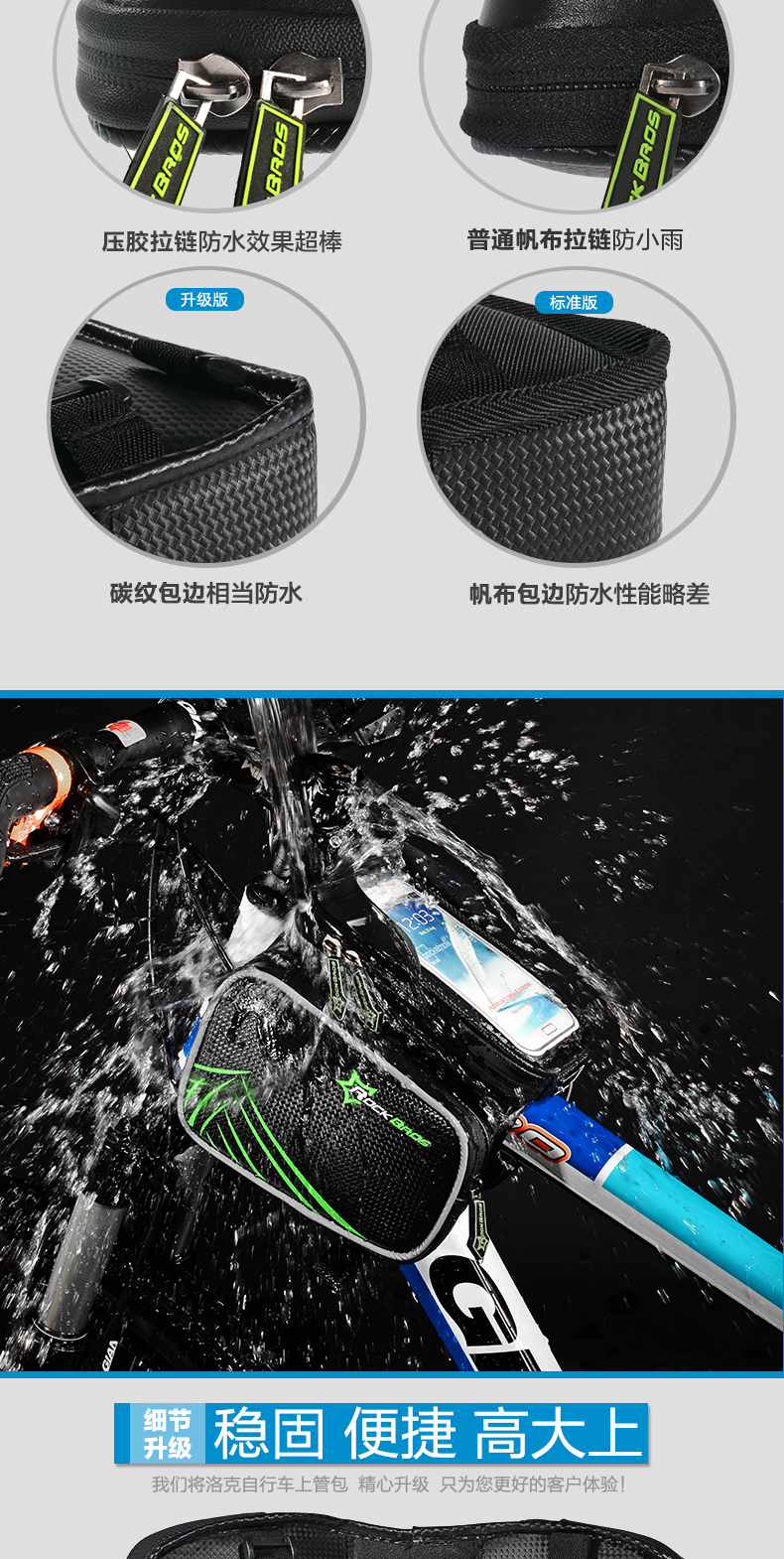 Sacoche pour vélo mixte ROCKBROS - Ref 2233225 Image 11