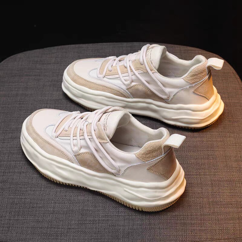 Korean trendy brand casual sports shoes women 2022 new small white shoes thick-soled muffin daddy shoes dissolved breathable sneakers