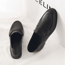 Tide flat sole single shoe woman in the summer of 2023 new soft - leather soft - sole womens leather shoes are leather and rafu shoes