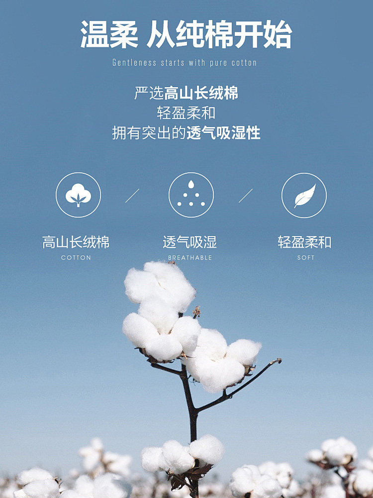 Muji Light Luxury High-End 100S Long-Staple Cotton Four-Piece Set Pure Cotton Bed Sheet Duvet Cover All-Cotton Bedding