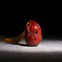 Gourd Indian Leaflet Rosewood Handhold Pendant Pendant Men's Play 0333