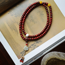 West Indian small leaf Rosewood 6x8mm bracelet Mahogany rosary original Buddha beads hand string Venus gift 1414