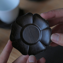 Haitang Tea Cup Mat Purple Light Sandalwood Tea Mat Red Wood Tea Totea Set Tea Set Tea Lane Home Tea Accessories 1002