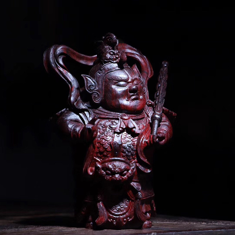 Vetuo Bodhisattva India small leaf purple sandalwood pendulum piece handmade clear knife to make Doga Blue Buddha handicraft collection A007-Taobao