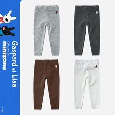 детские штаны minizone&gaspard et lisa动漫联名春秋儿童打底裤休闲裤3-7岁