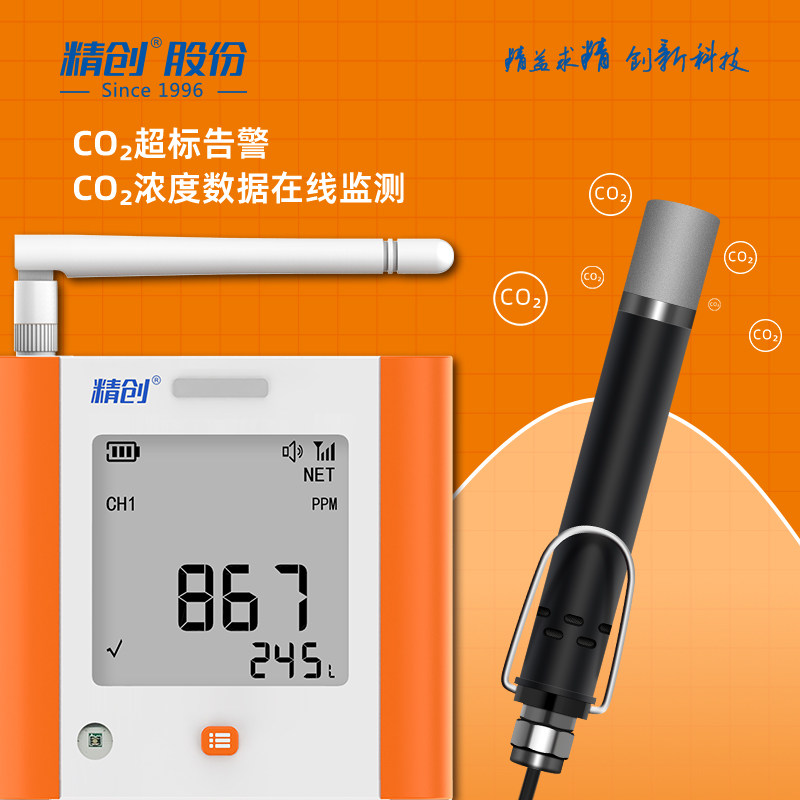 精创二氧化碳检测仪GSP-8 2025智能化高精度远程监控怎么选？