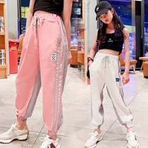 Girl Pants Summer Thin Section Trousers 2022 New Summer Women Great Children Ice Silk Anti-mosquito Pants Children Summer Style Sports Pants