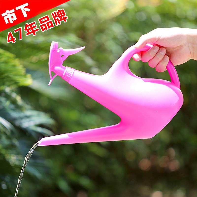 手扳式家用阳台小型喷雾器喷水浇水洒水壶浇花壶喷洒两用壶1.5L