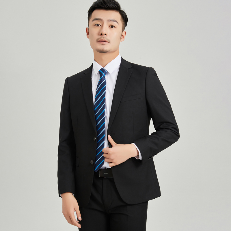 Western-style men's business casual suits vocational positive dress to suit Single West Wedding Turnover blouses Spring Festival