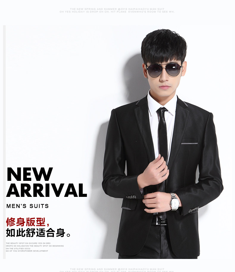 Costume homme HAIPAI HAOYU 100% Polyester pour printemps - Ref 1549828 Image 9