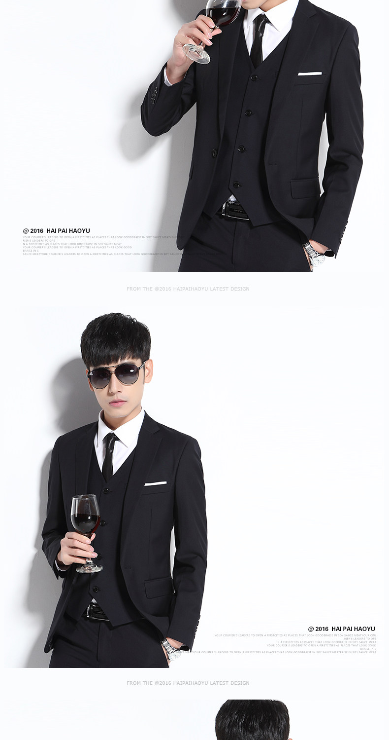 Costume homme HAIPAI HAOYU 100% Polyester pour printemps - Ref 1549833 Image 13