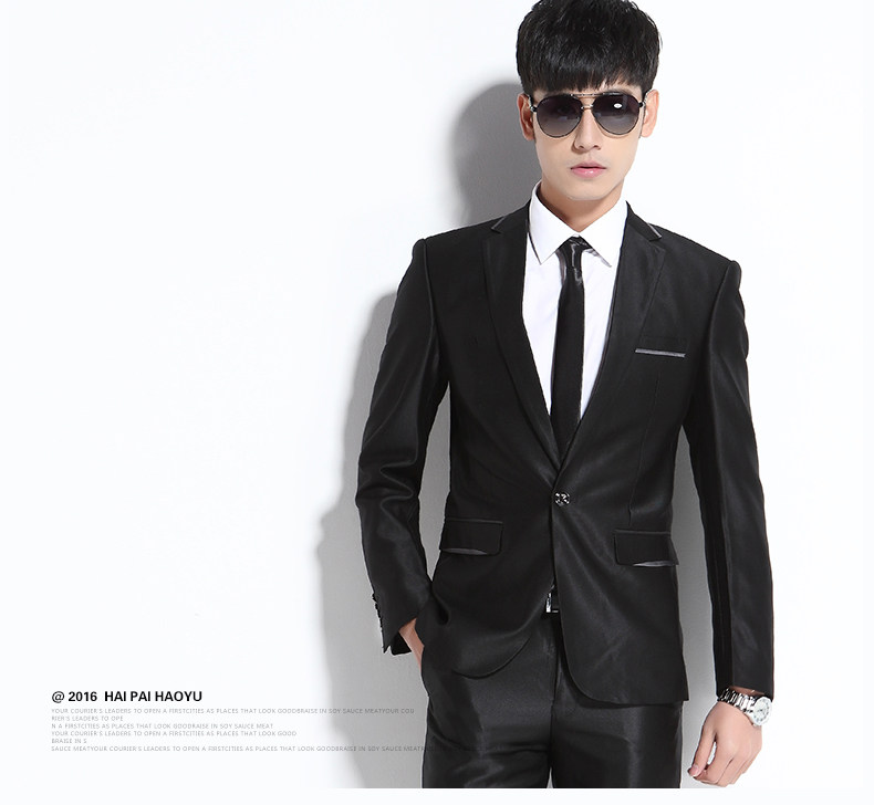 Costume homme HAIPAI HAOYU 100% Polyester pour printemps - Ref 1549828 Image 16