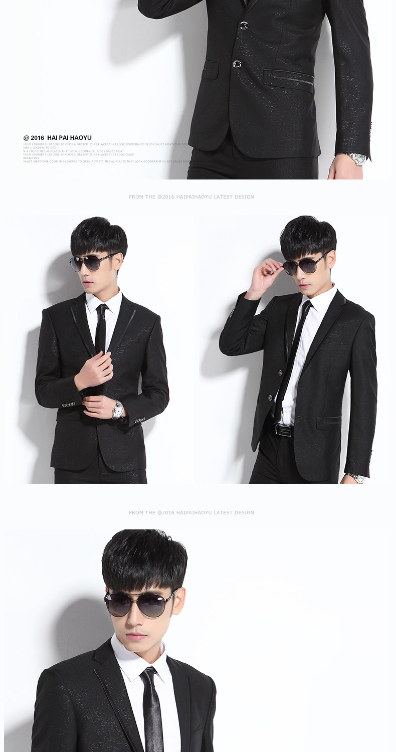 Costume homme HAIPAI HAOYU 100% Polyester pour printemps - Ref 1549823 Image 12