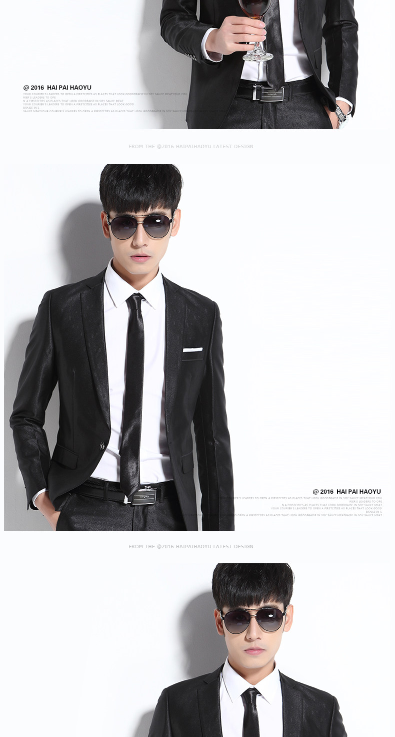 Costume homme HAIPAI HAOYU 100% Polyester pour printemps - Ref 1549845 Image 11