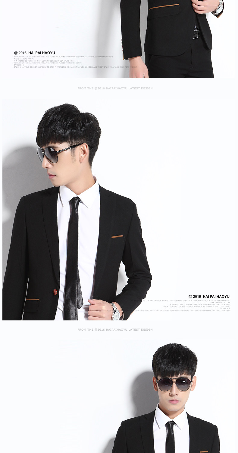 Costume homme HAIPAI HAOYU 100% Polyester pour printemps - Ref 1549843 Image 11