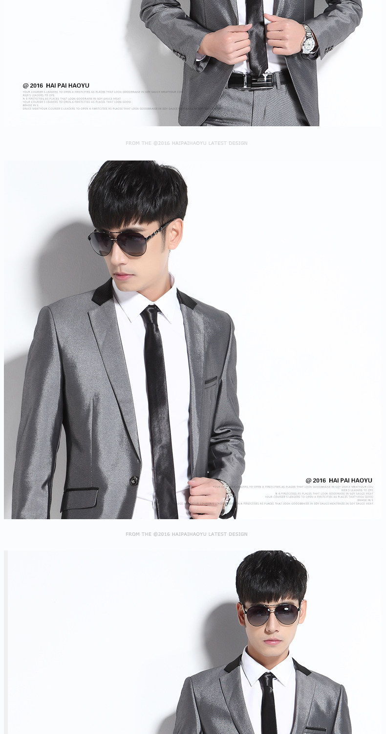 Costume homme HAIPAI HAOYU 100% Polyester pour printemps - Ref 1549807 Image 11