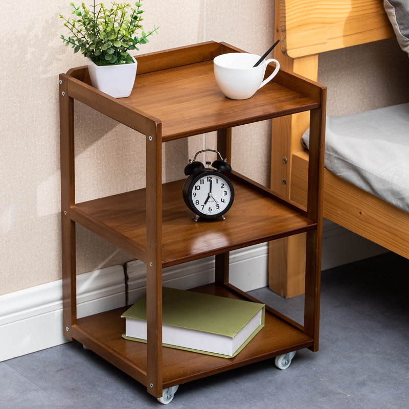 Printer rack narrow small shelf bedroom storage bedside rack bedside crevice cabinet living room mobile bookshelf mini