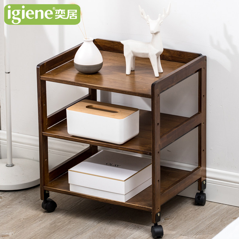 Yizhou living room with pulley rack removable bookshelf router to hold frame small bedroom bed head shelf