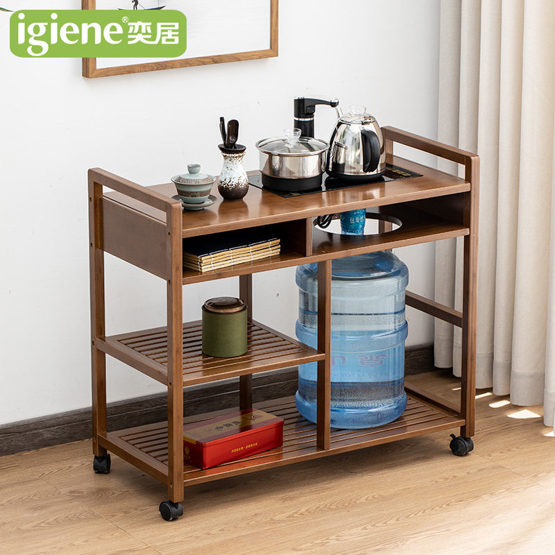 Tea rack removable side table with wheels light luxury side table living room rack sofa next to boiling water small table coffee table