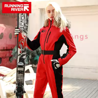 RUNNINGRIVER outdoor DOUBLE BOARD veneer wild snow windproof breathable women'S one-piece ski suit N9470