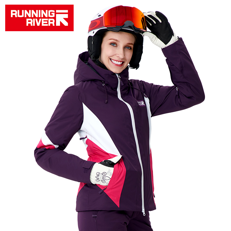 RUNNING DRIVER Running Outdoor Double Board Warm Waterproof And Breathable Women's Style Parquet Hooded Ski Suit A8020-Taobao