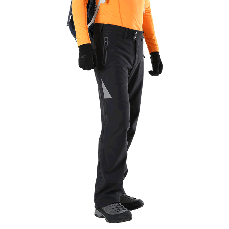 RUNNINGRIVER RUNNING NEW SPRING FITTING MEN'S STYLE OUTDOOR WARM WINDPROOF SOFT SHELL PANTS P4457D NEW PRODUCT