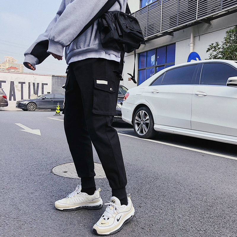 Small size bunk pants men XS small with high 155 overalls S size 160cm short casual pants men