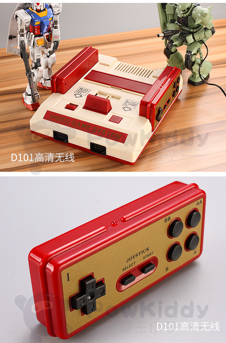 Máy trò chơi Bully D99 nhà 4K HD TV trò chơi video 8-bit FC thẻ cổ điển đôi màu đỏ và trắng hoài cổ - Kiểm soát trò chơi phụ kiện bắn pubg