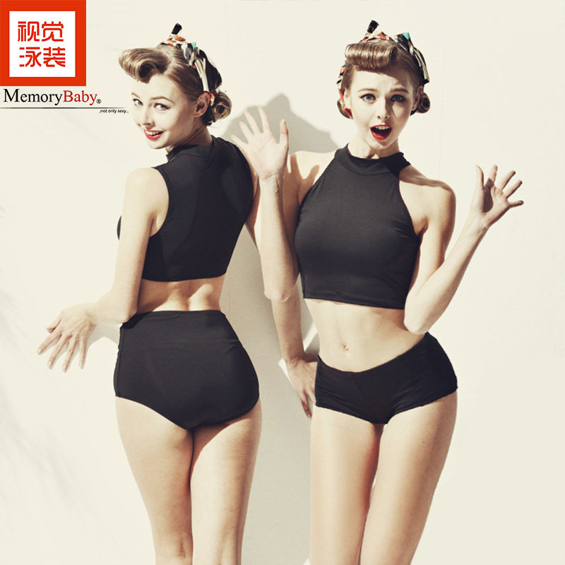 MEMORYBABY visual best friend hot spring RESORT CONSERVATIVE two-piece swimsuit COVER BELLY SHOW THIN European and American SEXY SWIMSUIT WOMEN