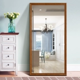 Новое китайское зеркало с твердым деревом Стена -на стене -Американское дом, зеркало, зеркало, зеркало, зеркало, зеркало, зеркало