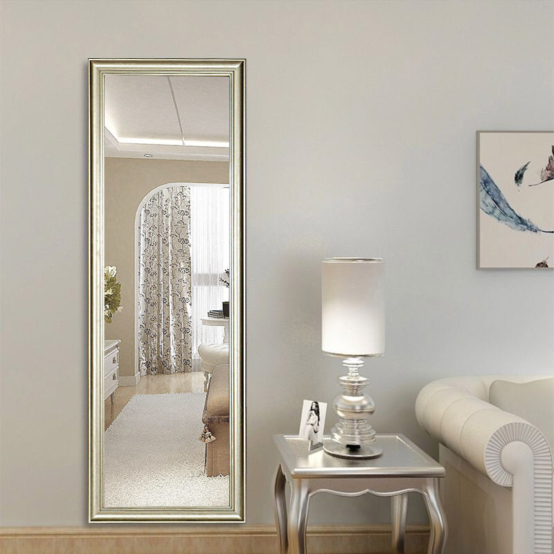 Eurostyle Wear Mirror Wall-mounted Mirror Sticker Wall Home American Full-body Mirror Living Room Hanging Wall Xuan Test Fitting Mirror Landing Mirror-Taobao